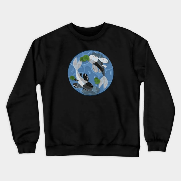 yin yang Crewneck Sweatshirt by bluecaterpillar